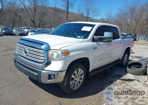 2014 Toyota Tundra Limited 5.7L V8 z USA, uszkodzony, nr VIN 5TFHY5F19EX327181